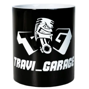 Kubek z logo Travi_Garage