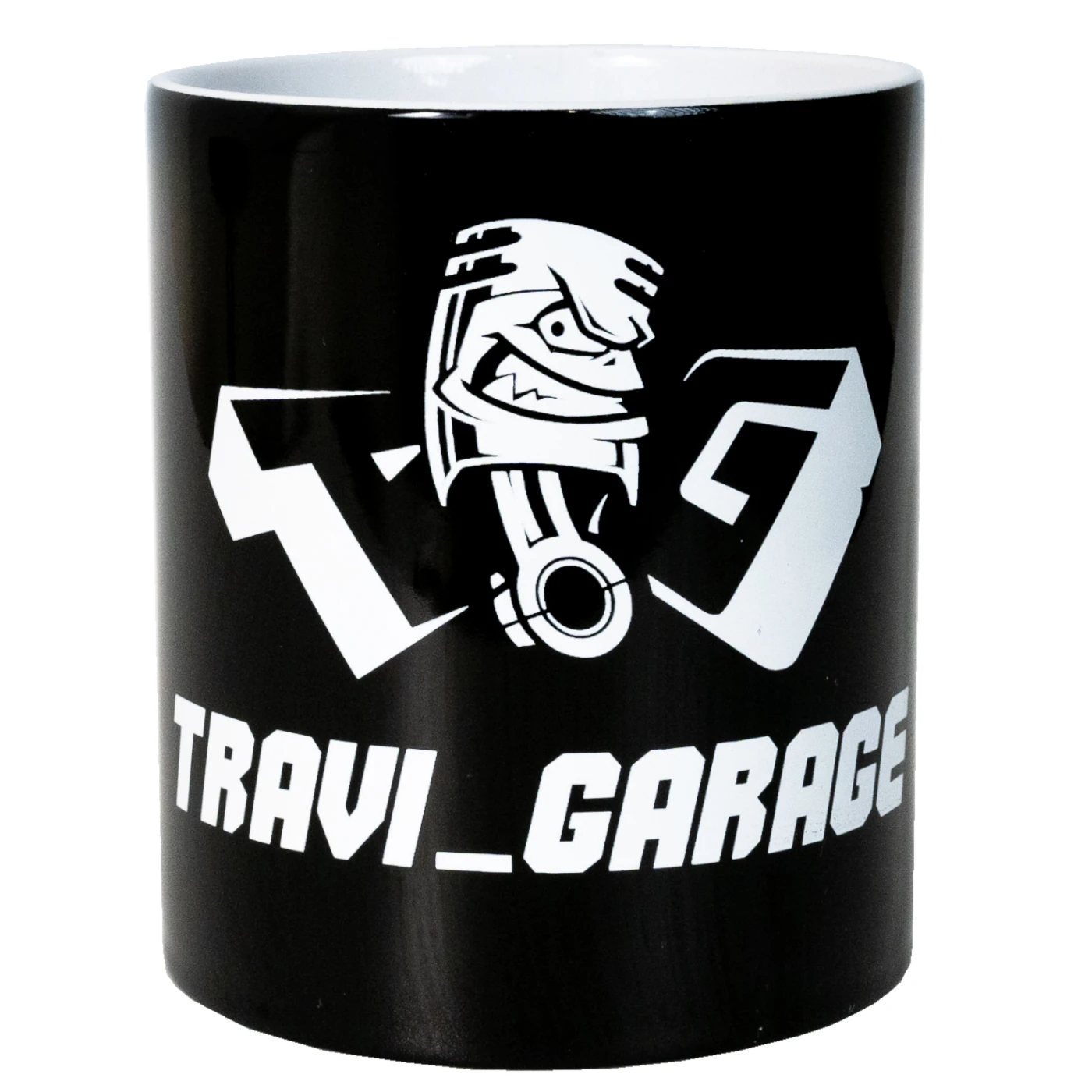 Kubek z logo Travi_Garage