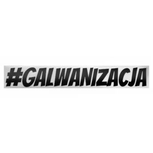 #GALWANIZACJA - 60 cm CZARNA