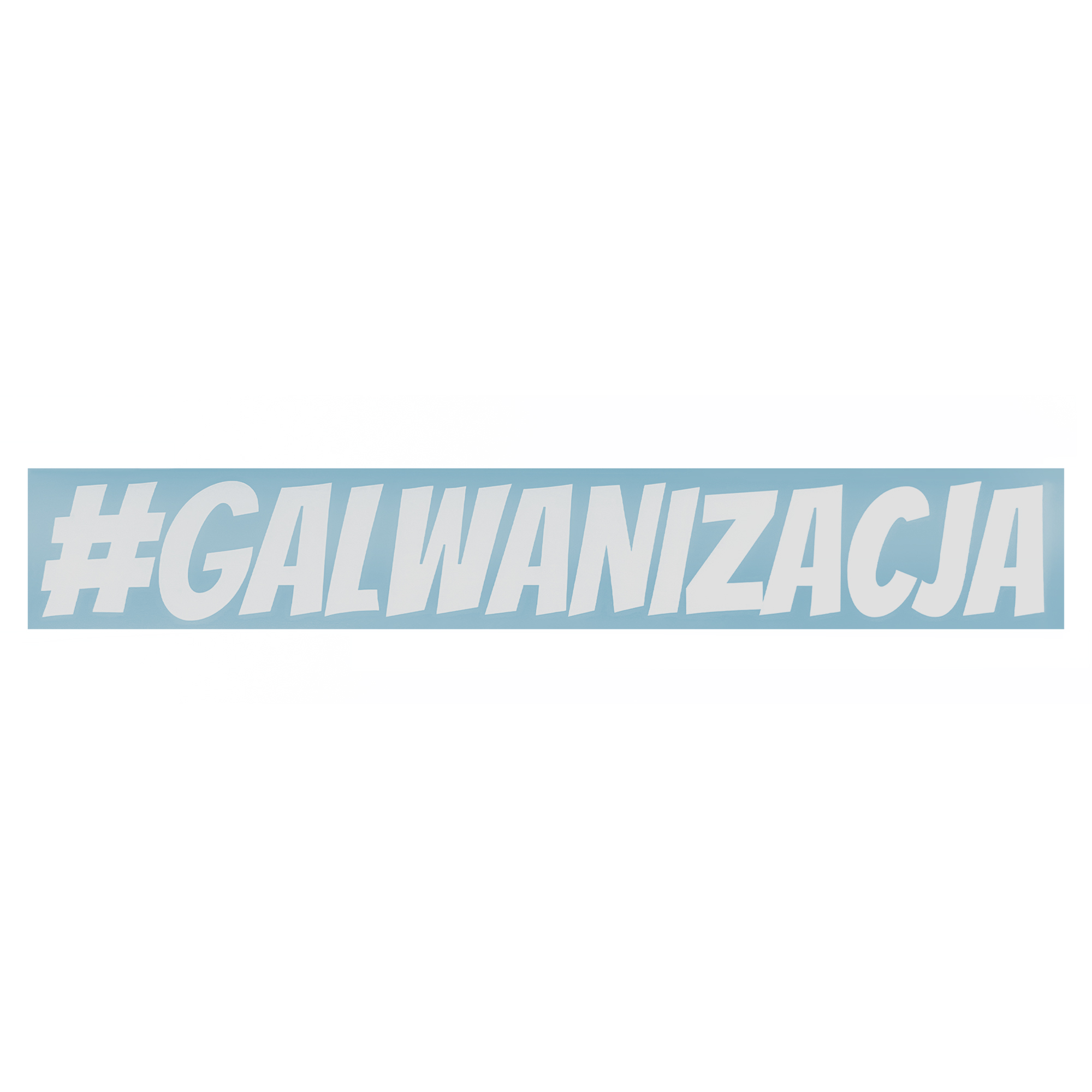 #GALWANIZACJA - 60 cm BIAŁA