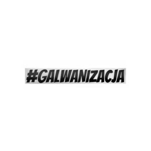 #GALWANIZACJA - 30 cm CZARNA