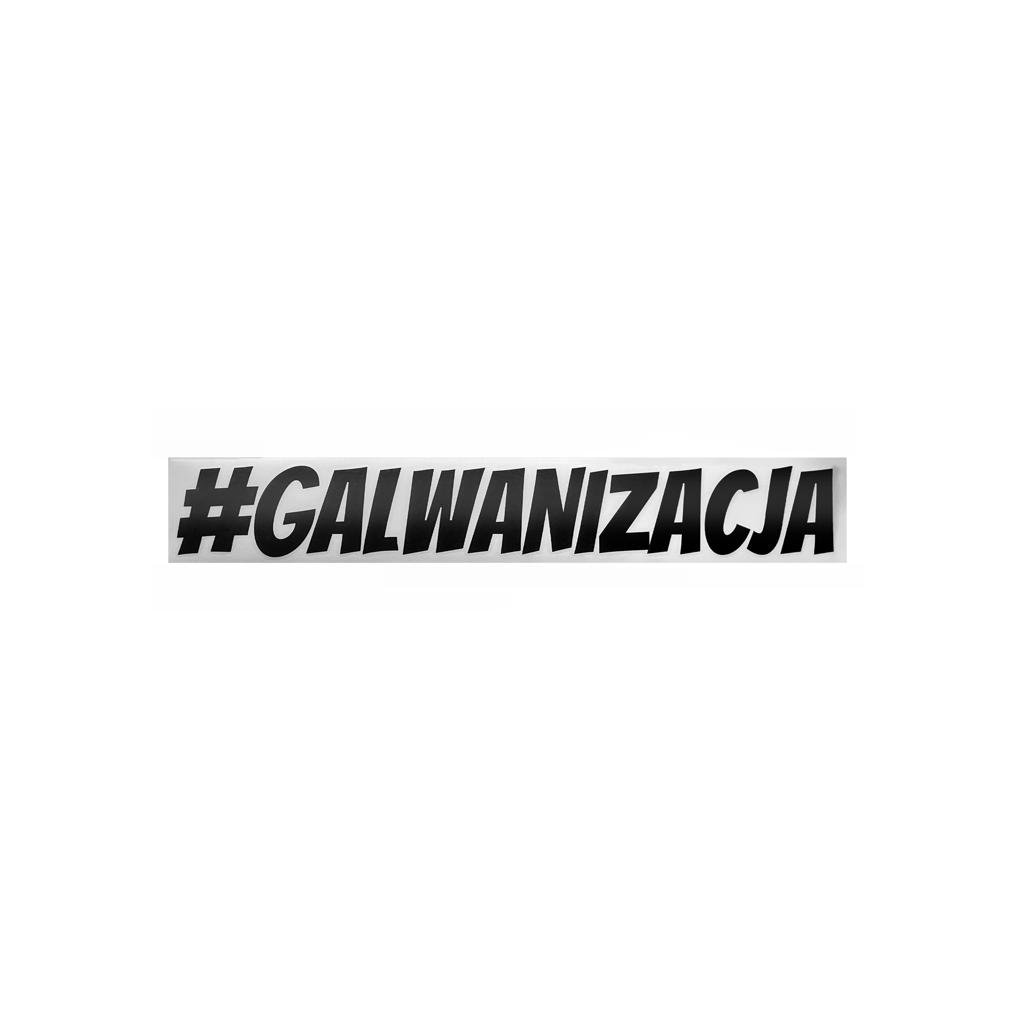 #GALWANIZACJA - 30 cm CZARNA