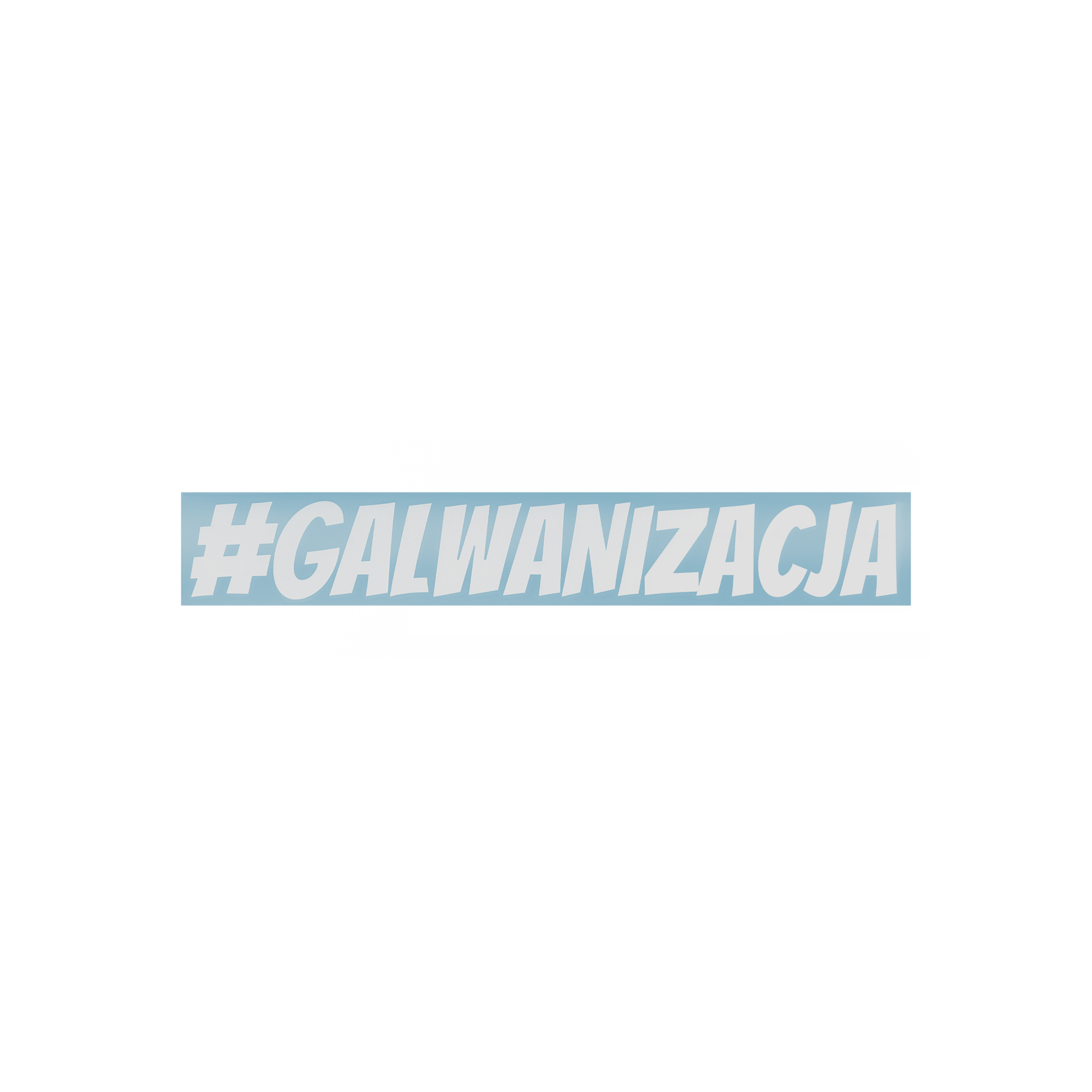 #GALWANIZACJA - 30 cm BIAŁA