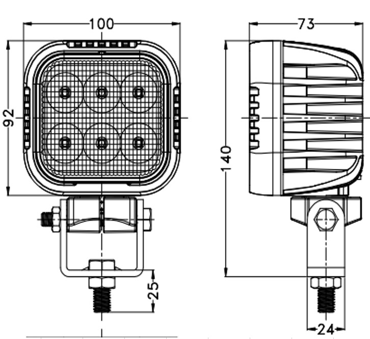 Lampa Robocza 6 LED 60W Rozproszona TT.13320 - obrazek 8