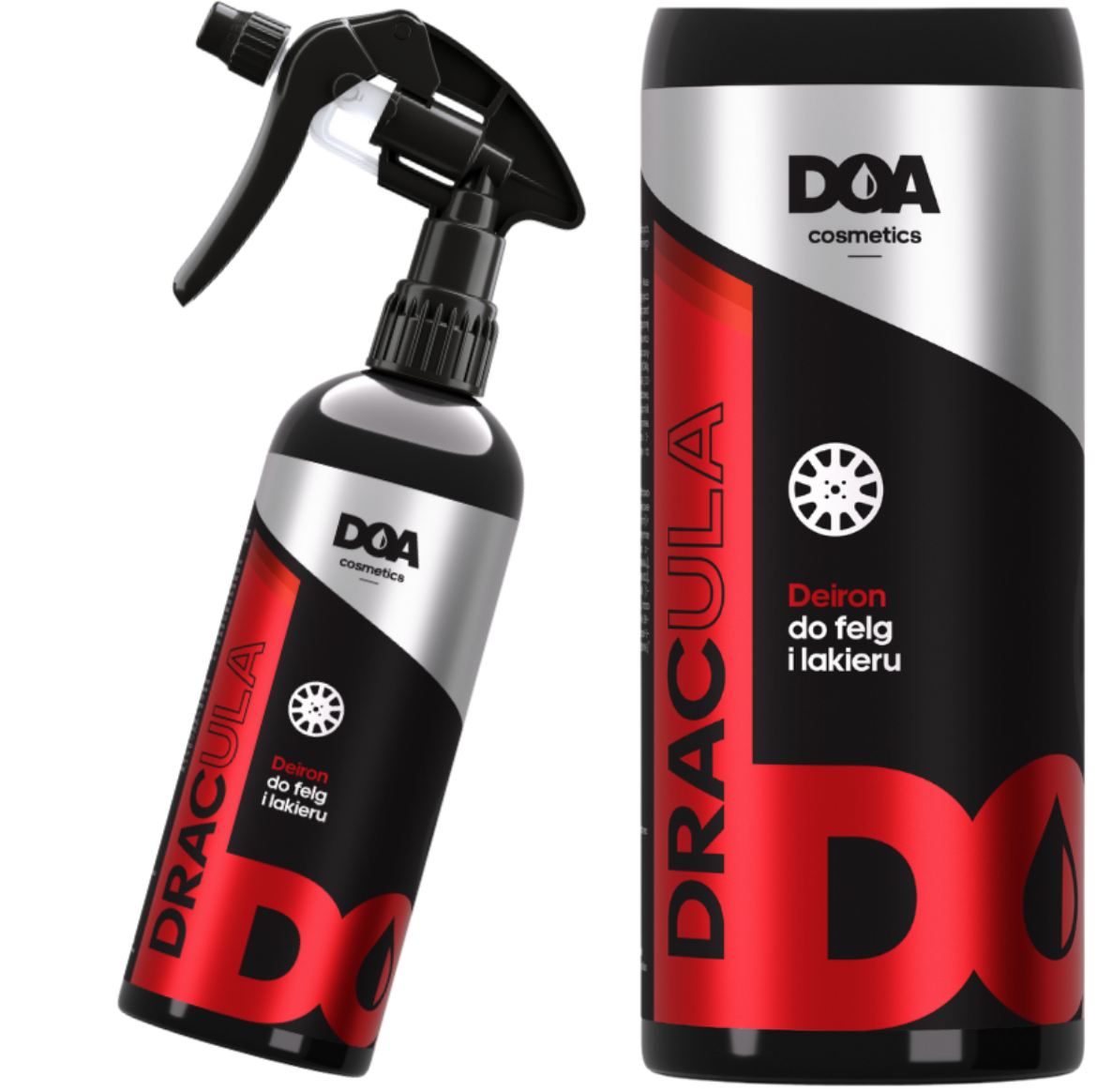 ZESTAW KOSMETYKÓW : PŁYN do SZYB, PŁYN do FELG, DETAILER do LAKIERU, MIKROFIBRA - obrazek 3