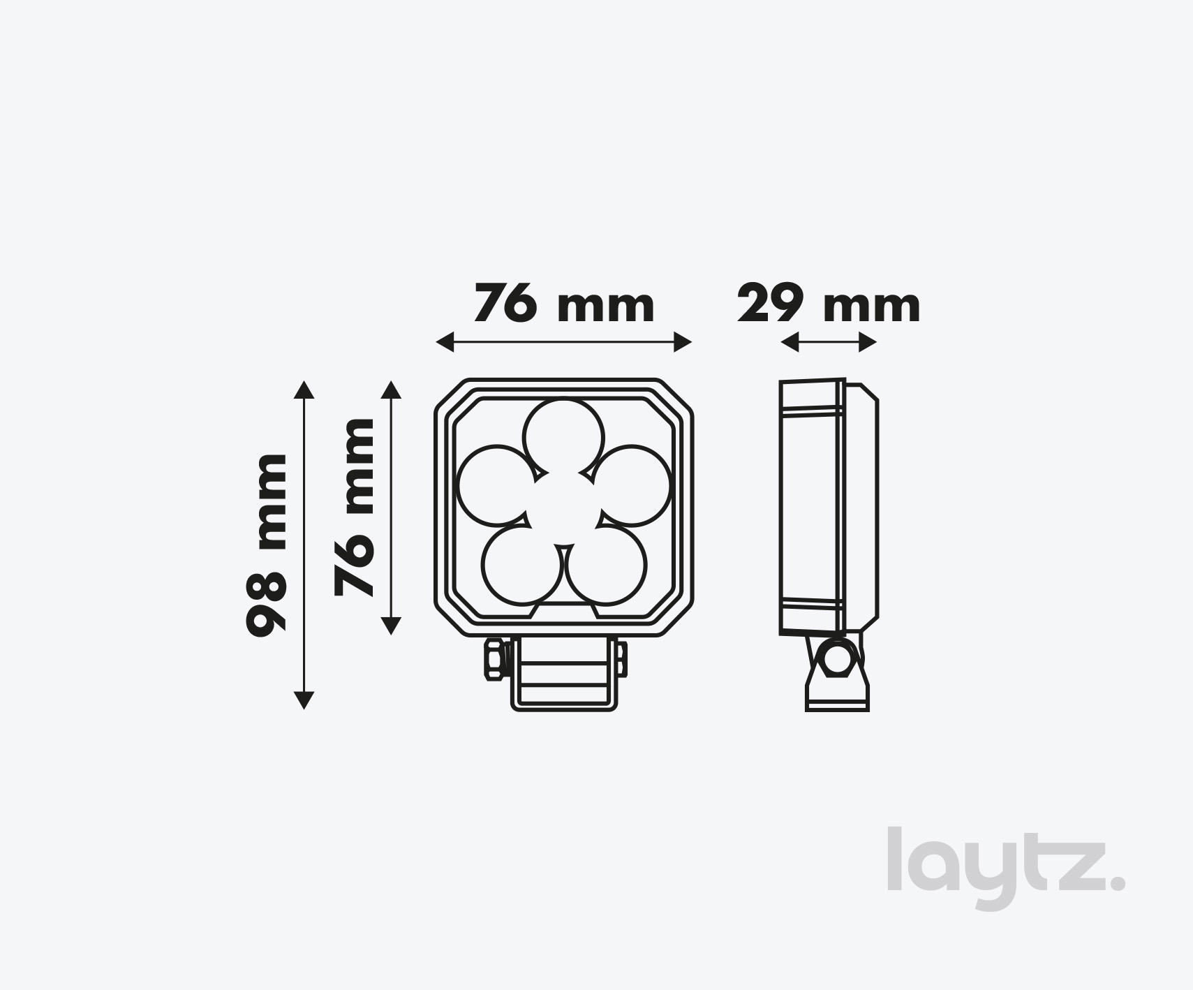 Lampa robocza LY7103 – 2160 lumenów - obrazek 3