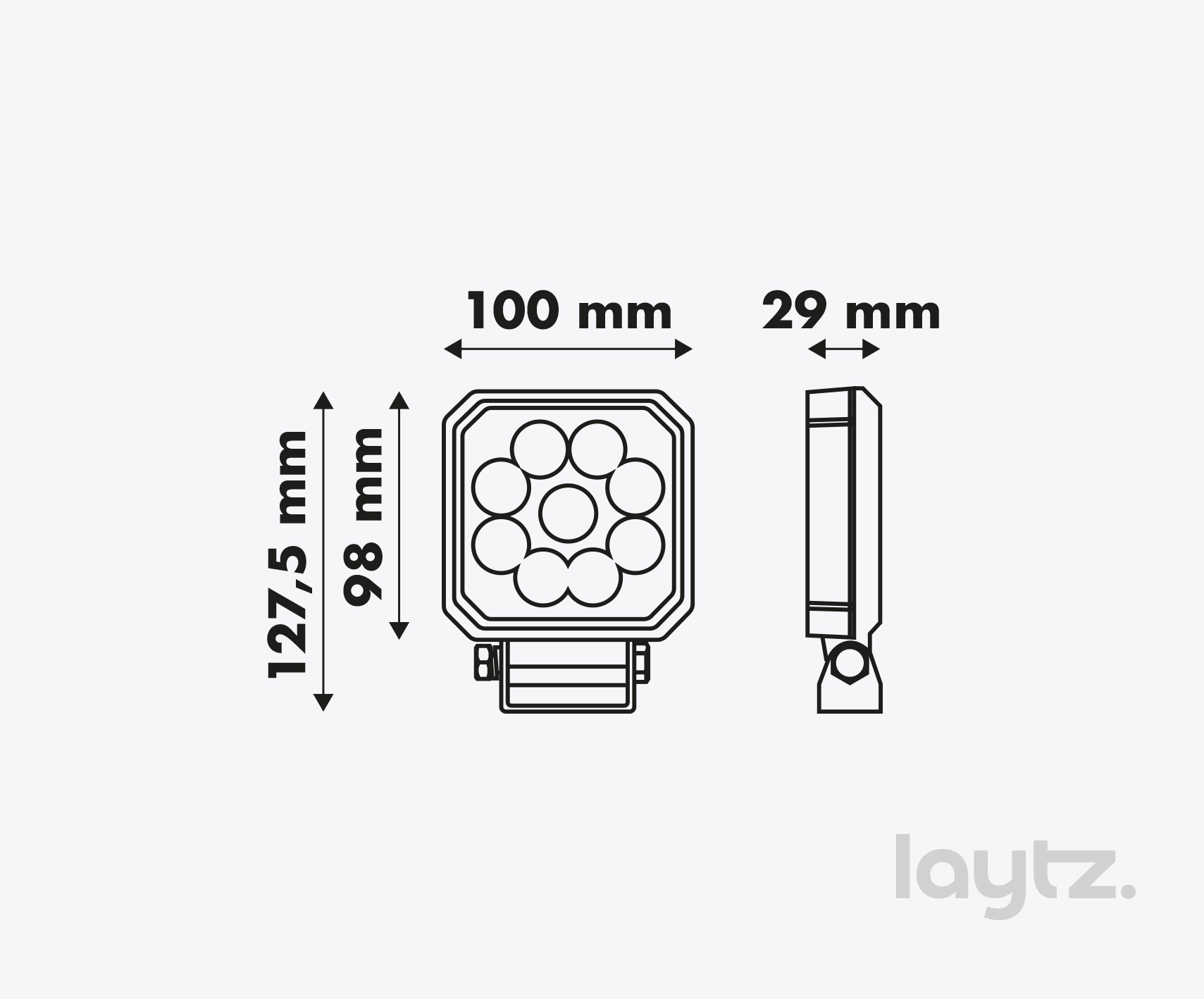 Lampa robocza LY7106 – 3600 lumenów - obrazek 2